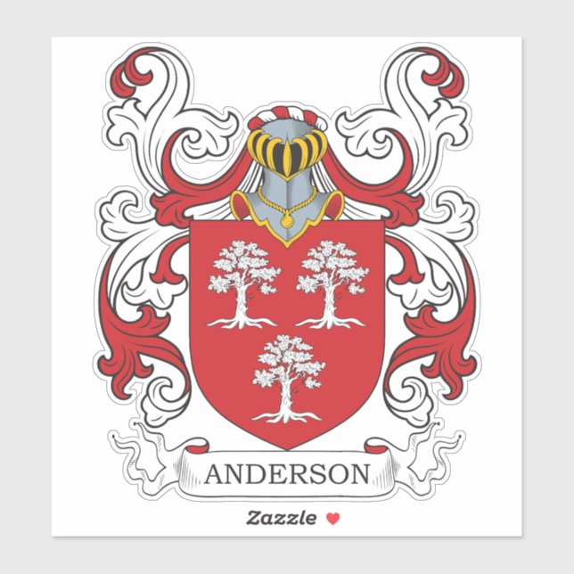 Anderson Family Crest (Sheet)
