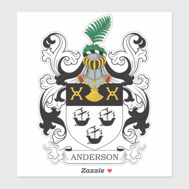 Anderson Family Crest (Sheet)