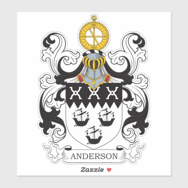 Anderson Family Crest (Sheet)