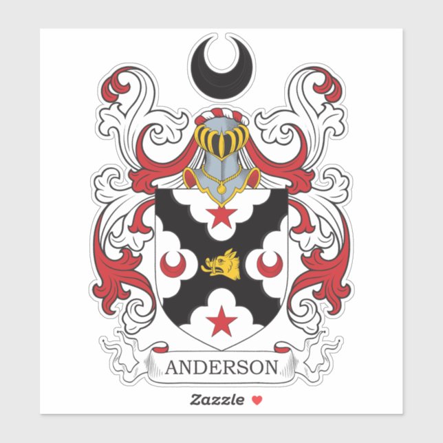Anderson Family Crest (Sheet)