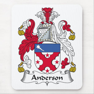 Anderson Family Crest Mouse Mat