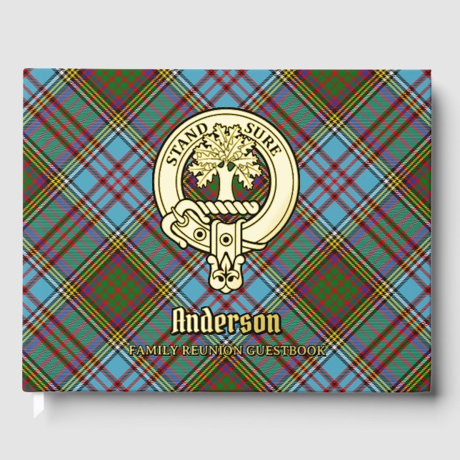 Anderson Family Reunion Guest Book (Front)