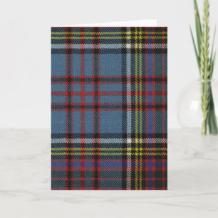 Anderson Modern Tartan Greeting Card