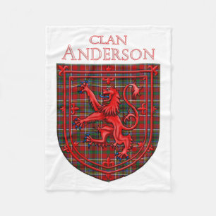 Anderson of Ardbrake Tartan Scottish Plaid Fleece Blanket