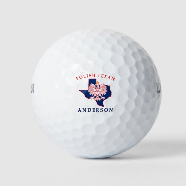 Anderson Polish Texan Golf Balls (Front)