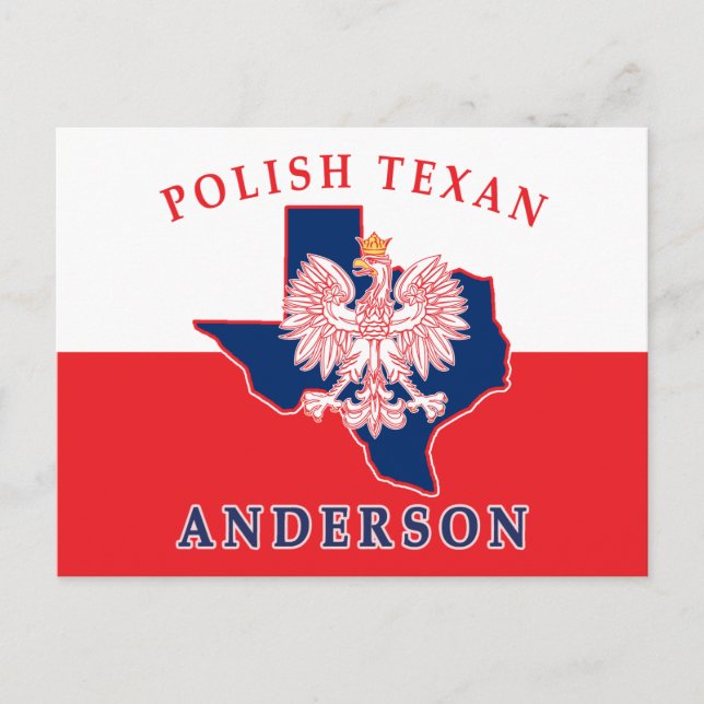Anderson Polish Texan Post Card (Front)