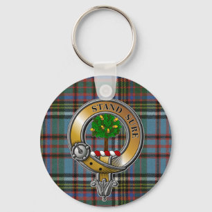 Anderson Tartan & Badge Key Ring