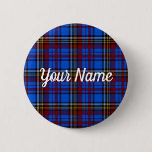 Anderson Tartan Clan Plaid 6 Cm Round Badge