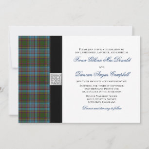 Anderson Tartan Wedding Invitation