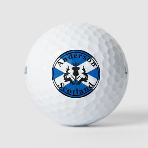 Anderson w/Crowned Thistle Golf Balls