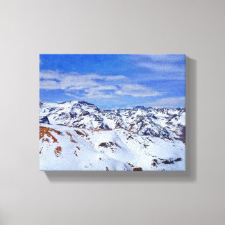 Andes Mountains in Chilean Patagonia Canvas Print