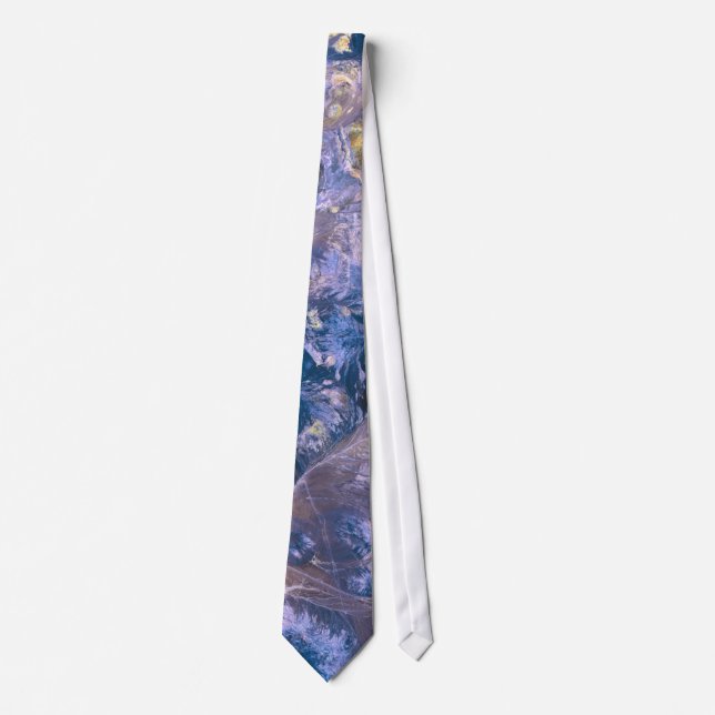 Andes Mountains satellite imagery Tie (Front)