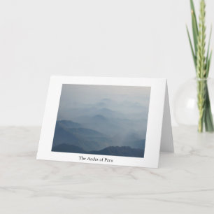 Andes of Peru Greeting Card