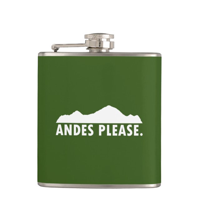 Andes Please Hip Flask (Front)