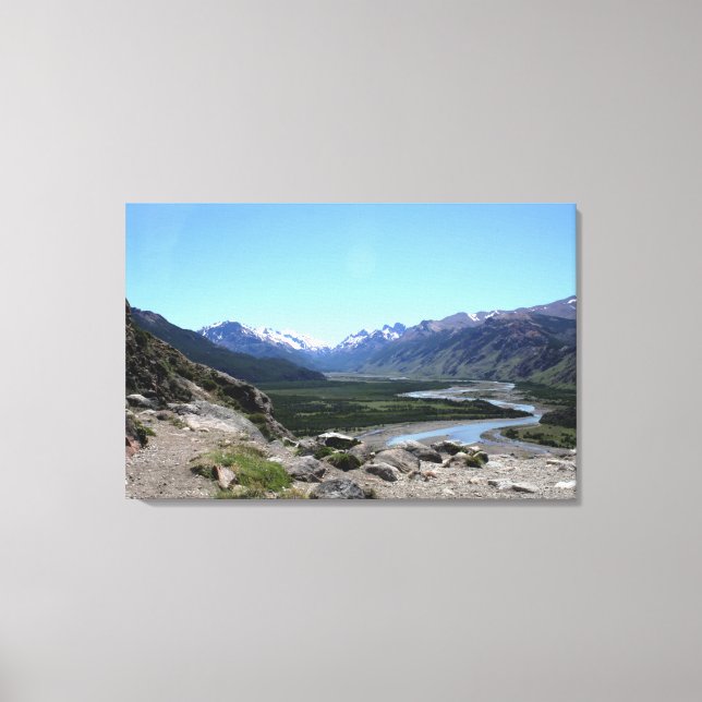 Andes Range, Patagonia Canvas Print (Front)