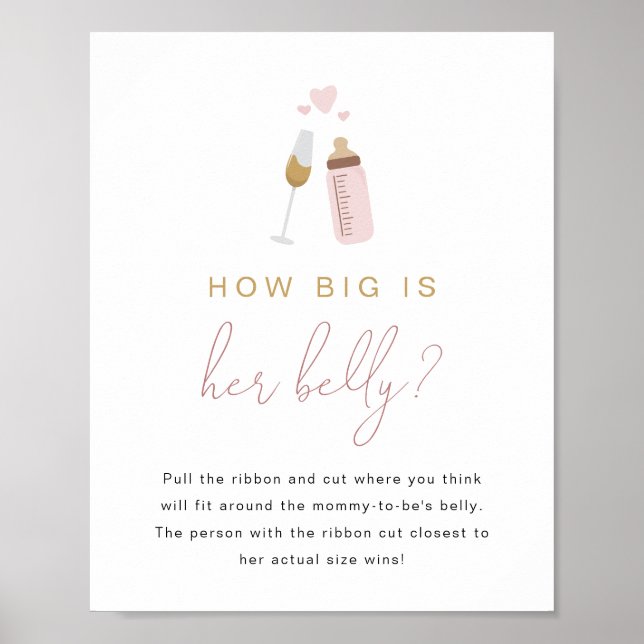 ANDI Pink Poppin' Bottles How Big Is Her Belly Poster (Front)