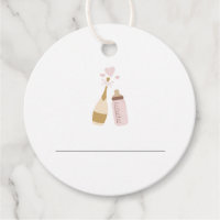 ANDI Pink Poppin Bottles Momosa Bar Juice Tags