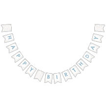 Andie Confetti Watercolor Dots Bunting Flag