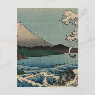 Ando Hiroshige - Sea At Satta In Suruga Province Postcard