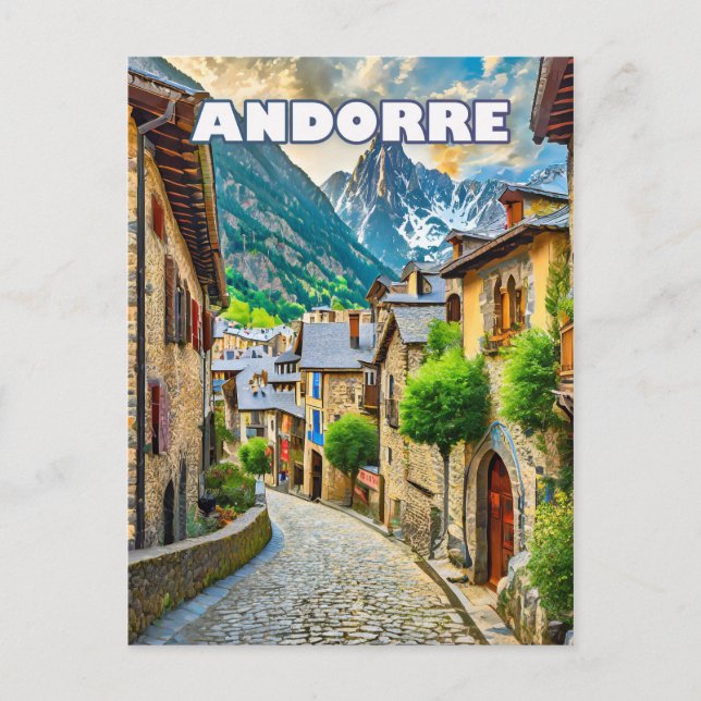 Andorra, a jewel of the mountains postcard (Front)