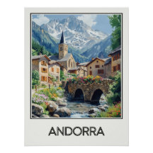 Andorra, a picturesque village