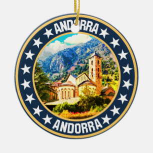 Andorra ceramic tree decoration