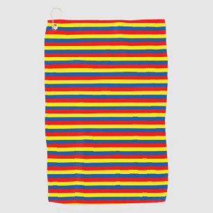 Andorra Ecuador romania moldova colombia flag stri Golf Towel