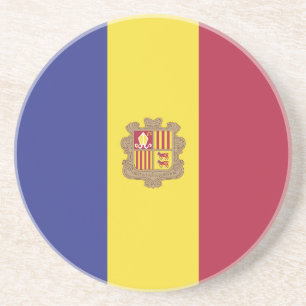 Andorra flag coaster