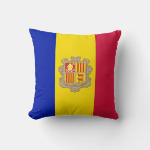 Andorra Flag Cushion