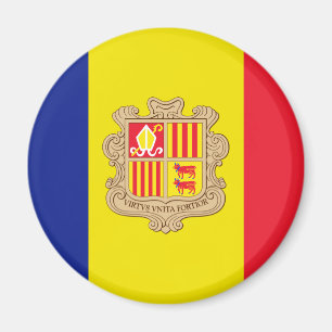 Andorra flag magnet