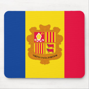 Andorra Flag Mouse Mat