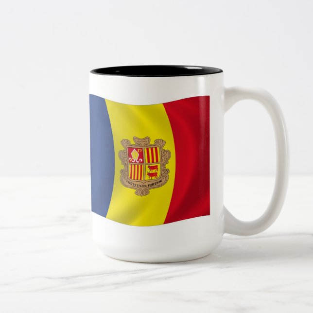 Andorra Flag Mug (Right)