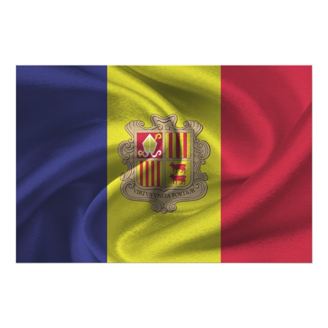 Andorra Flag Photo Print (Front)