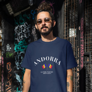 Andorra Flag T-Shirt - Patriotic Apparel