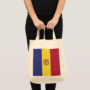 Andorra flag tote bag