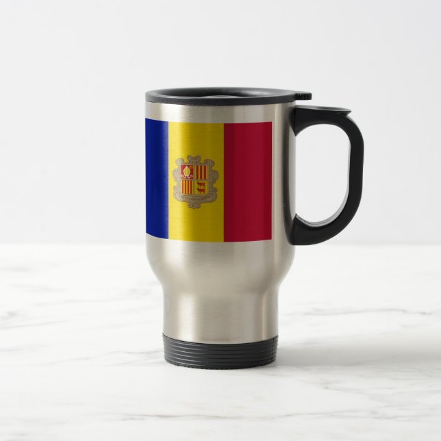 Andorra flag travel mug (Right)