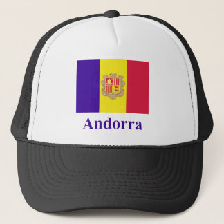 Andorra Flag with Name Trucker Hat
