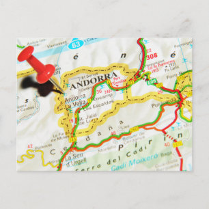 Andorra la Vella, Andorra Postcard