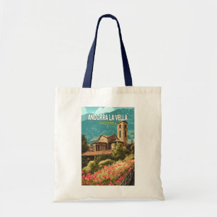 Andorra la Vella Travel Art Vintage Tote Bag