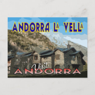 Andorra La Vella, Visit Andorra Postcard