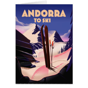 Andorra ski poster.