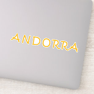 Andorra text design