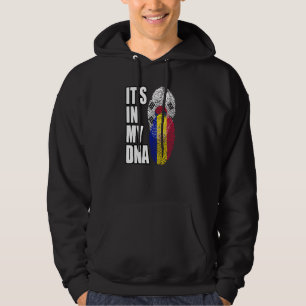 Andorran And South Korean Mix DNA Heritage Flag Hoodie