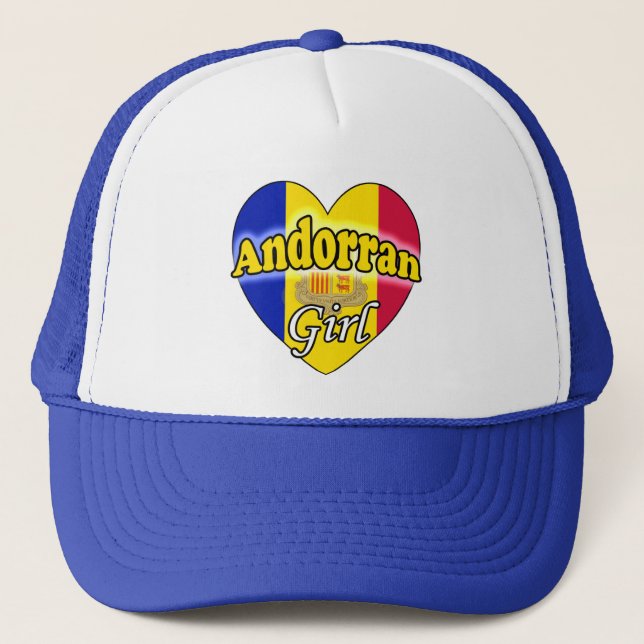 Andorran Girl Trucker Hat (Front)