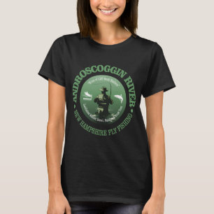 Andoscoggin River Fly Fishing (FSH) T-Shirt