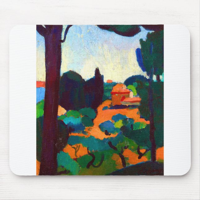 Andre Derain Landscape in Cassis Mouse Mat (Front)