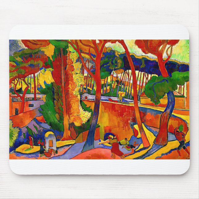 Andre Derain Turning Road at L'Estaque Mouse Mat (Front)
