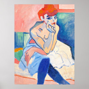 Andre Derain Woman in a Chemise Art Print
