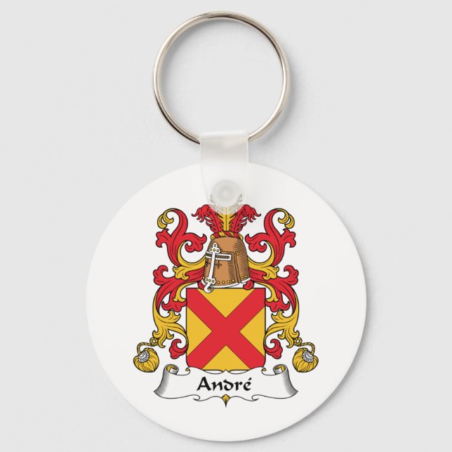 Andre Family Crest Key Ring (Front)