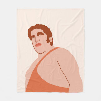 Andre the Giant Fleece Blanket